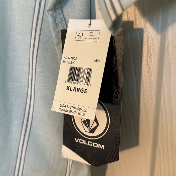 Volcom button up dress shirt - Picture 2 of 4